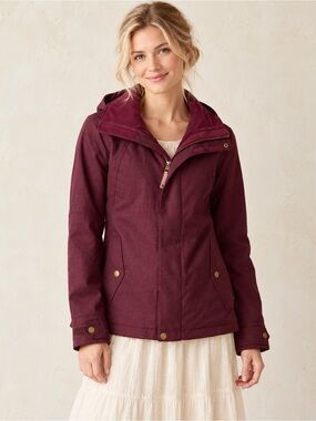 Burton woman’s Jet Set Jacket dryride thermolite insulation S Burgundy